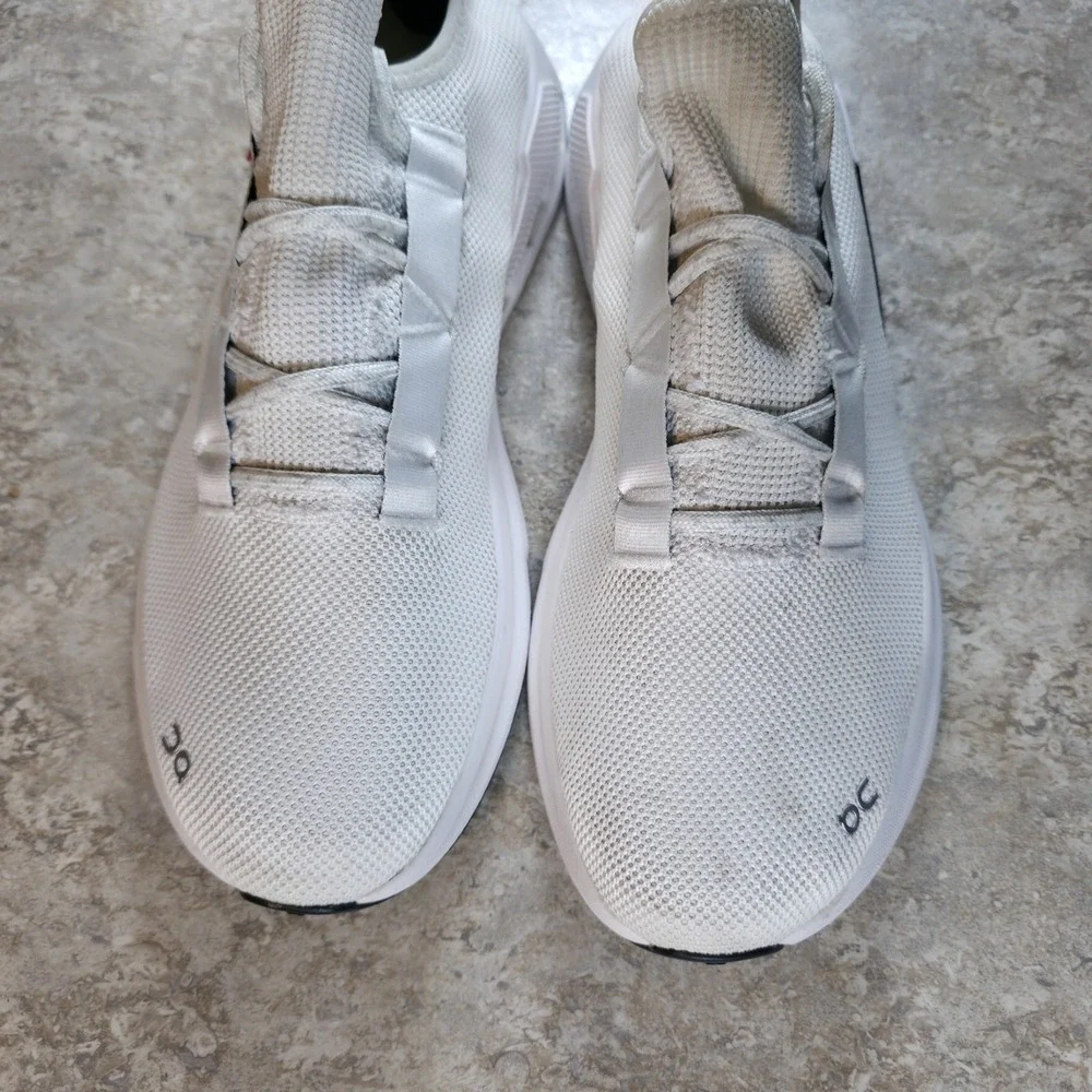 On Cloudeasy Undyed White Black Mens 13 Running Sneakers Shoes